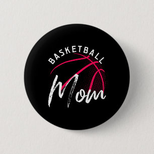 Basketball Mum Mothers Day 6 Cm Round Badge