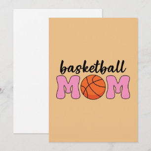 Basketball Mum Mothers Day Holiday Card