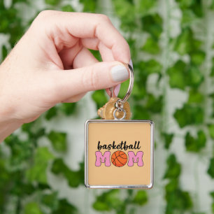 Basketball Mum Mothers Day Key Ring