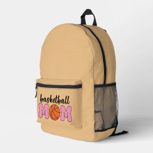 Basketball Mum Mothers Day Printed Backpack