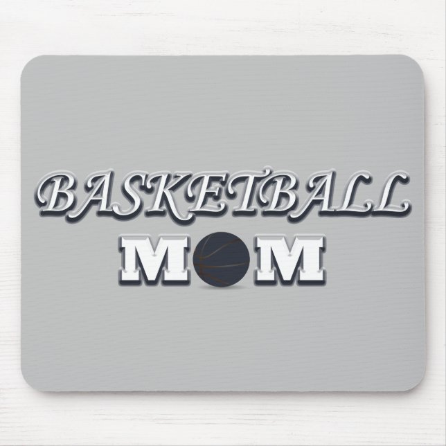 basketball mum mouse pad (Front)