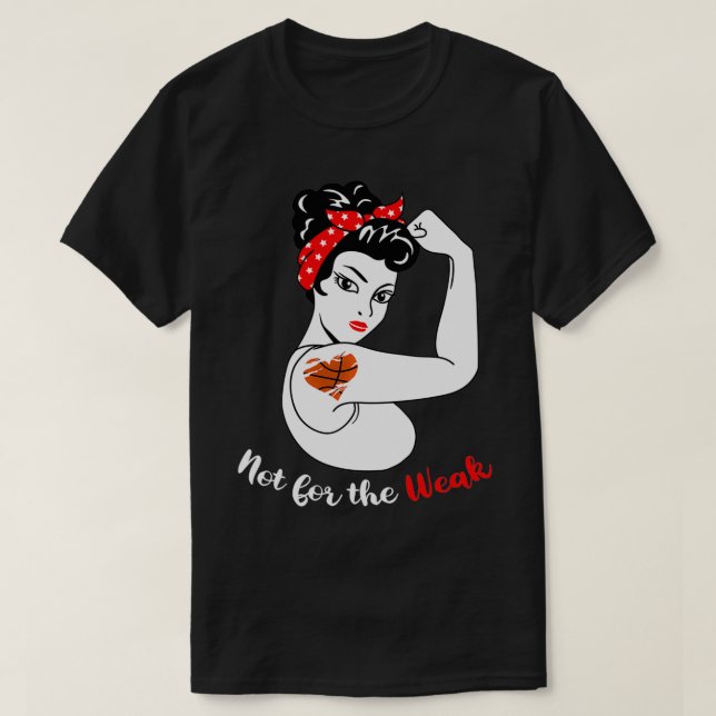 Basketball Mum Not For The Weak Pullover  (Design Front)