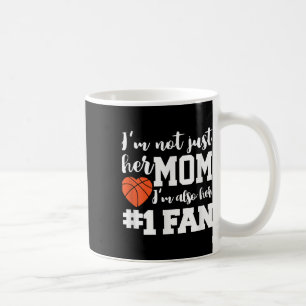 Basketball Mum Number One Fan Basketball Mothers J Coffee Mug