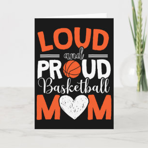 Basketball Mum Player Hoop Junkie Mothers Day Mama Card
