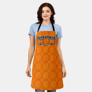 Basketball Mum Screwball Graphics Apron