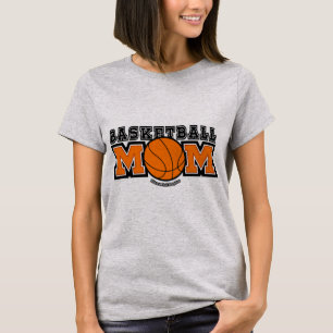 Basketball Mum Screwball Graphics T-Shirt