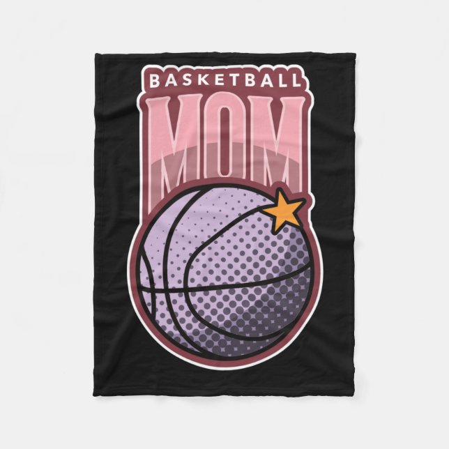 Basketball Mum - Sport Active  Fleece Blanket (Front)