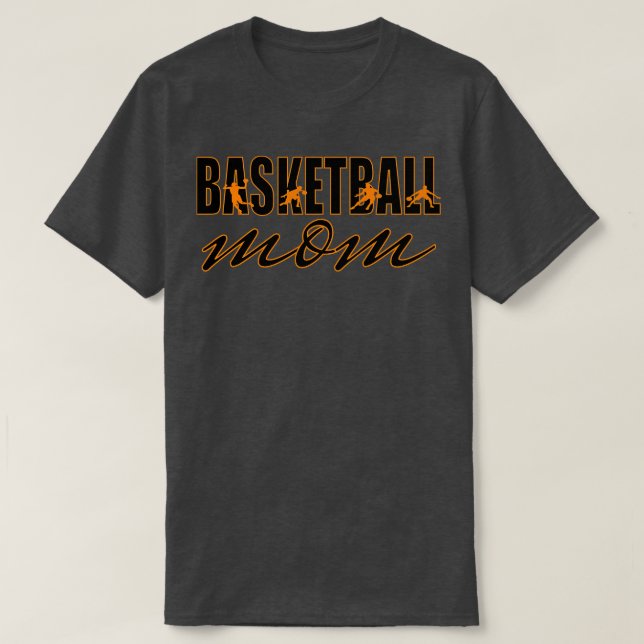 Basketball  Mum  T-Shirt (Design Front)