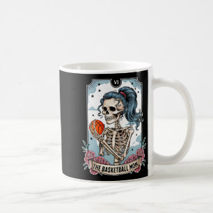 Basketball mum tarot card skeleton basketball coffee mug
