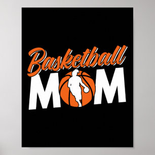 Basketball Mum Team Coach Player Match Mother Momm Poster