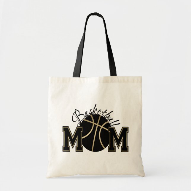 Basketball Mum Tote Bag (Front)