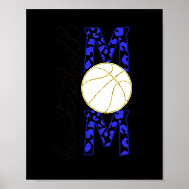 Basketball Mum-white  Poster (Front)