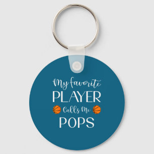Basketball My Favorite Player Calls Me Ps Grandp Key Ring