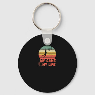 Basketball My Game My Life Key Ring