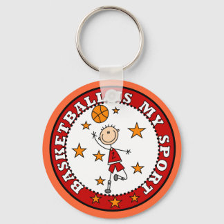 Basketball My Sport Tshirts and Gifts Key Ring
