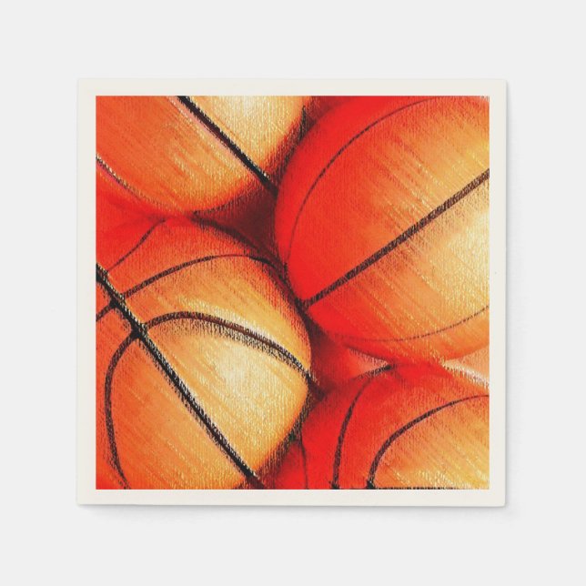 Basketball Napkin (Front)