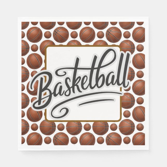 Basketball  napkin (Front)