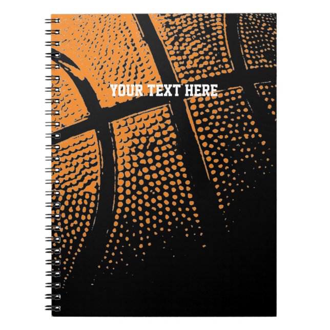 Basketball notebook | Custom school supplies (Front)
