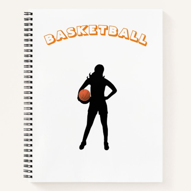 Basketball Notebook with Name & Jersey # (Front)
