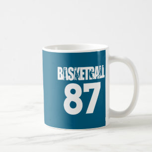 Basketball Number 87 My Favorite Basketball Player Coffee Mug