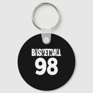 Basketball Number 98 My Favorite Basketball Player Key Ring