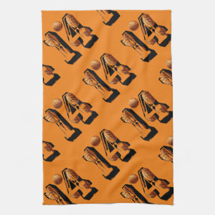 Basketball Number Fourteen, Tea Towel