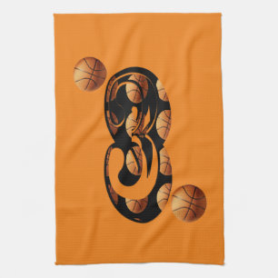 Basketball Number Three, Tea Towel