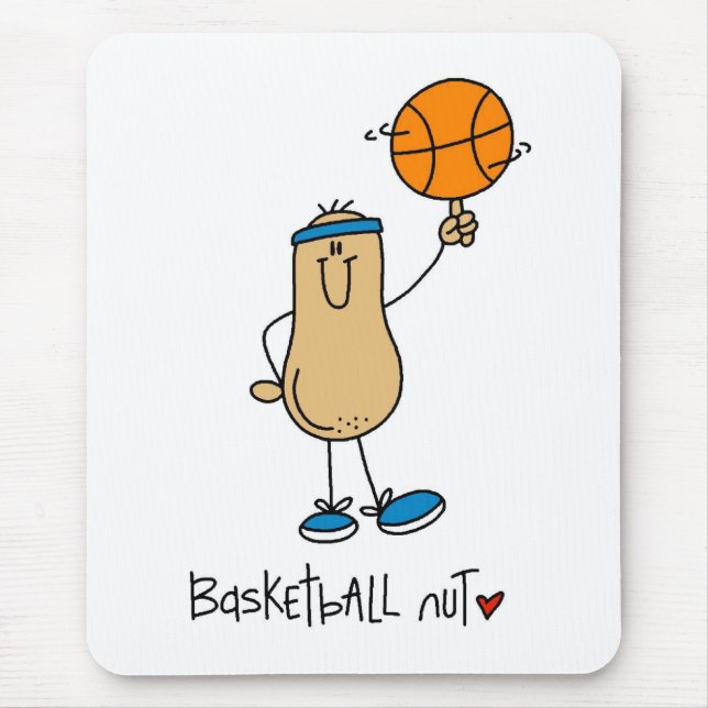 Basketball Nut Mouse Pad (Front)