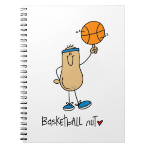 Basketball Nut T-shirts and Gifts Notebook