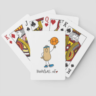 Basketball Nut T-shirts and Gifts Playing Cards
