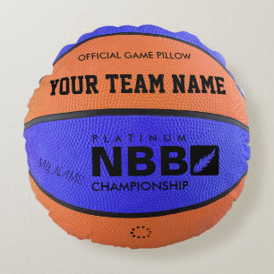 BASKETBALL OFFICIAL GAME PILLOW Blue D Original