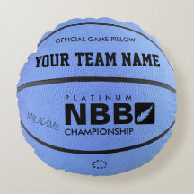 BASKETBALL OFFICIAL GAME PILLOW Blue M bl