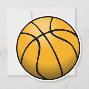 Basketball on a Happy Birthday Card