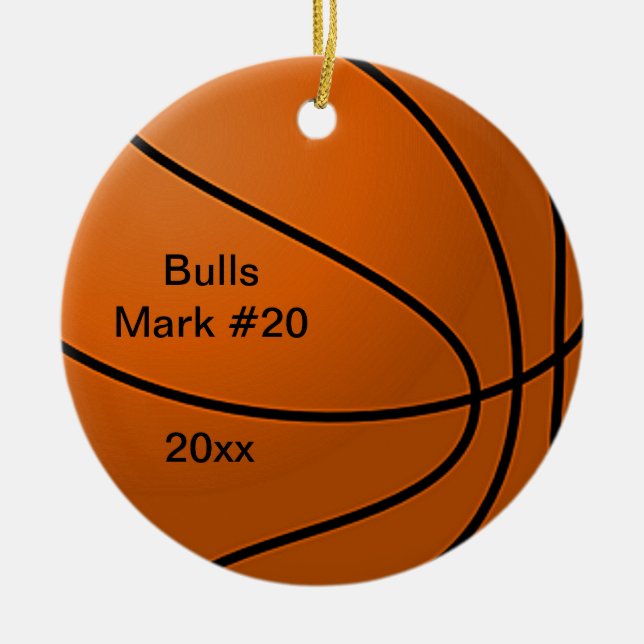 Basketball Ornament (Front)