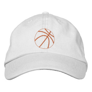 Basketball Outline Embroidered Hat