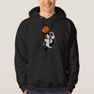 Basketball Panda Slam Dunk Kids Adults Sports Hoodie