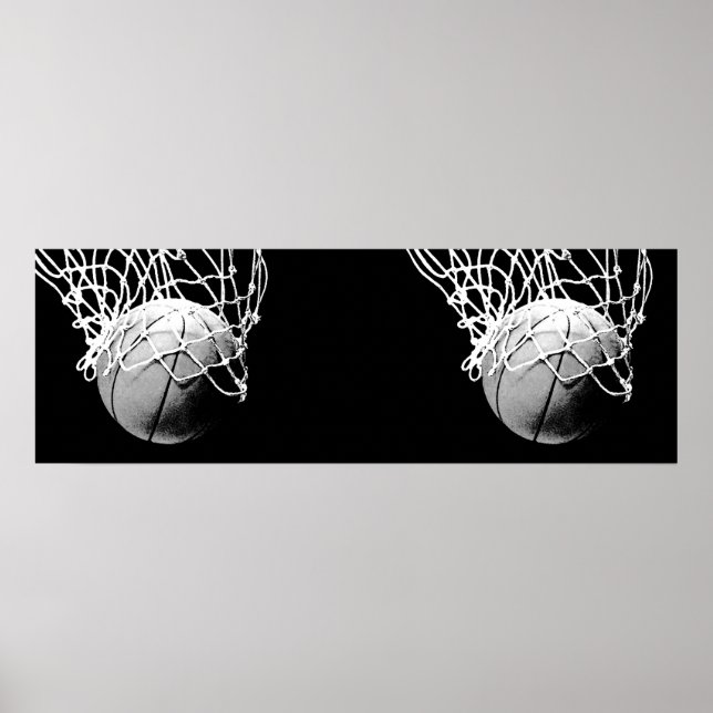 Basketball Panoramic Poster (Front)