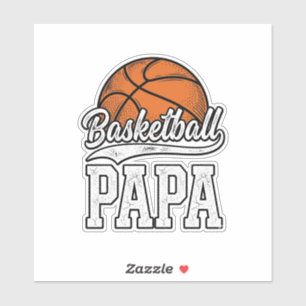 Basketball Papa Vintage Engraving Shirt Design_1
