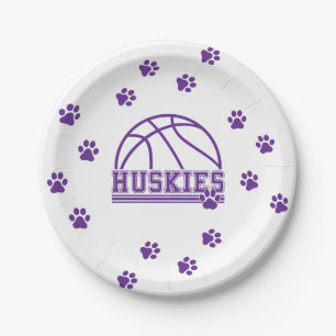 Basketball  paper plate