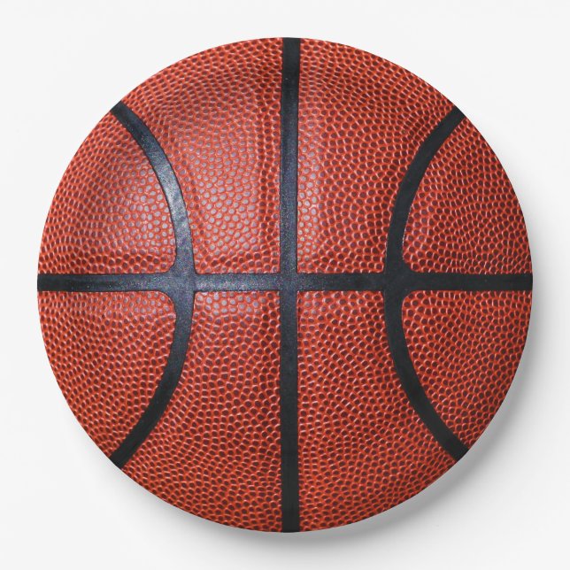 Basketball Paper Plate (Front)