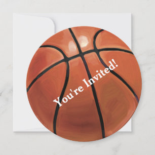 Basketball Party Invitation