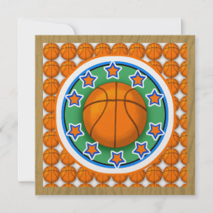 Basketball Party Invitation