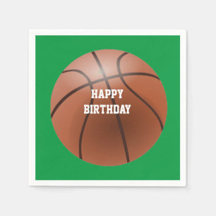 Basketball Party Paper Napkins
