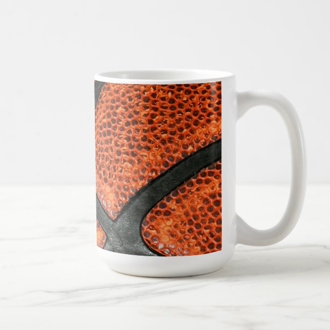 Basketball Pattern Coffee Mug (Right)