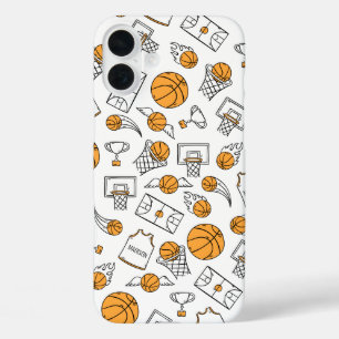 Basketball Pattern custom name phone cases
