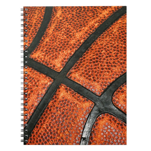 Basketball Pattern Notebook (Front)