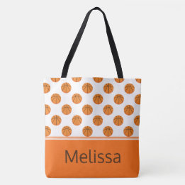 Basketball Pattern | Personalised Tote Bag