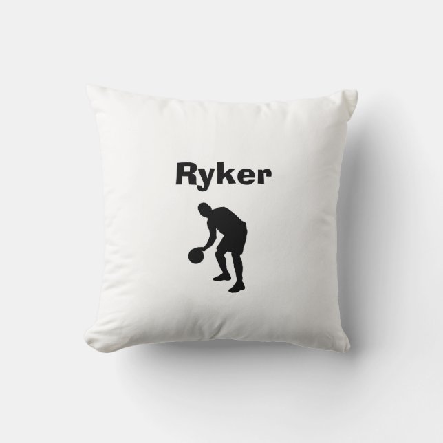 Basketball Personalised Pillow (Front)