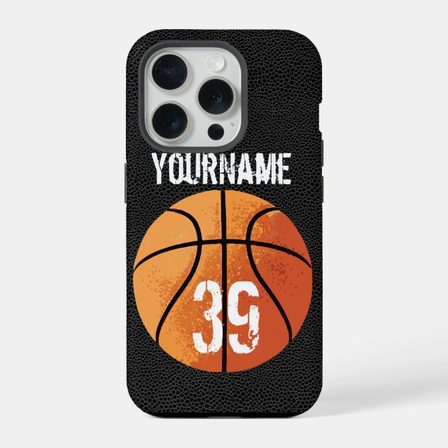Basketball (Personalizable) iPhone Case (Back)