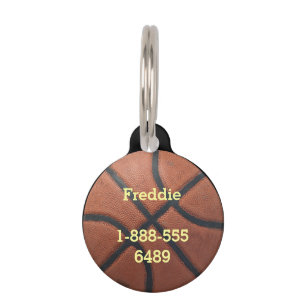 Basketball Pet Tag